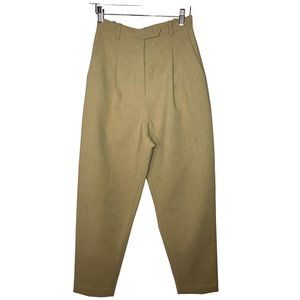 & Other Stories Beige Flowing Trousers with Darts Size 6